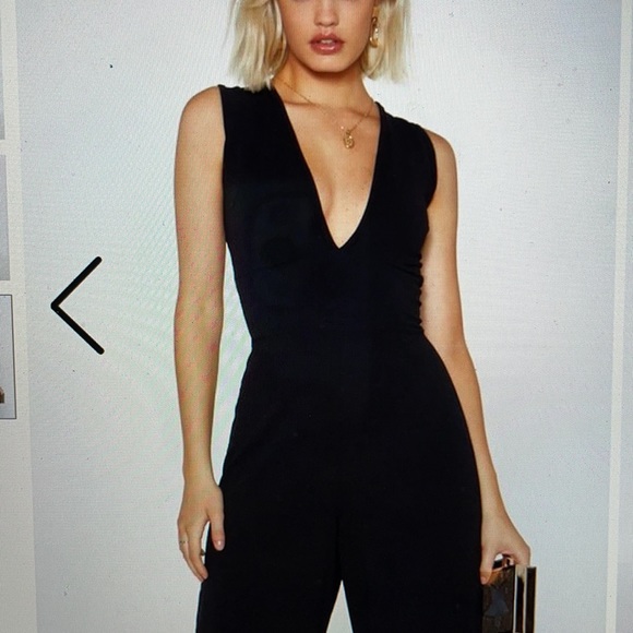 V neck jumpsuit - Picture 6 of 7
